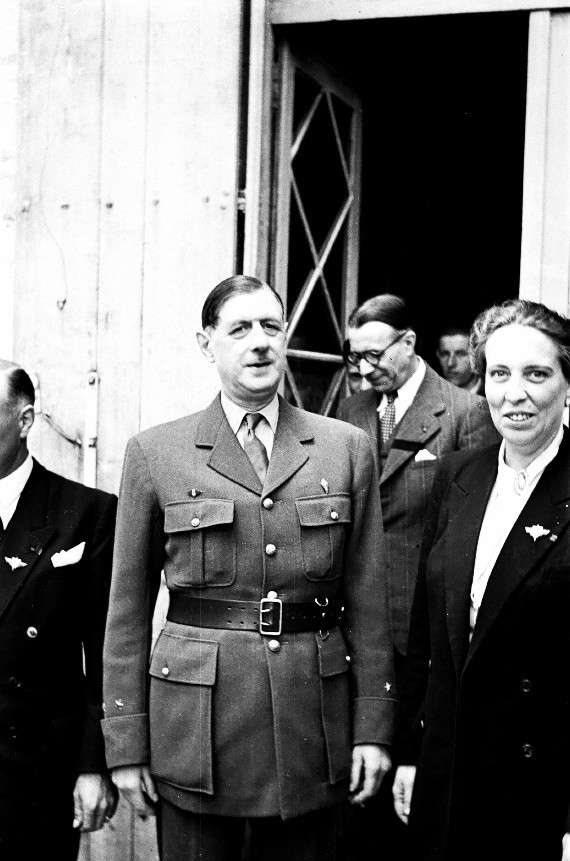 De Gaulle et Denise 1947